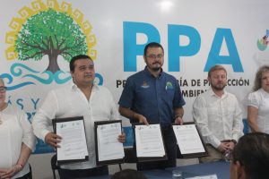 Firman convenio para mejorar el medio ambiente